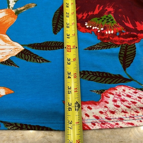 Desigual | Blue Floral Sleeveless Stretch Dress | Rare Design | XL - Picture 9 of 11